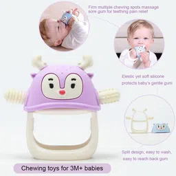 mom's aura Baby Teething Toys for 0-6 Months Teether image 2