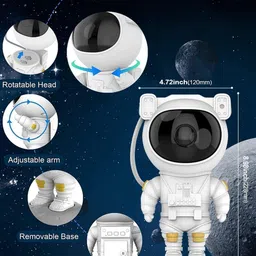 avinash Astronaut star galaxy projector night lamp Shower Laser Light-picture-28