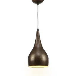 stello Layon Brown Metal Hanging Light image 3