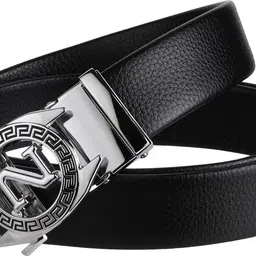 zoro Men Formal, Party, Evening, Casual Black Artificial Leather, Texas Leatherite Belt-picture-28