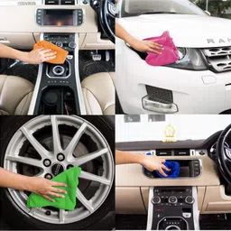 auto hub Microfiber Vehicle Washing Cloth image 5
