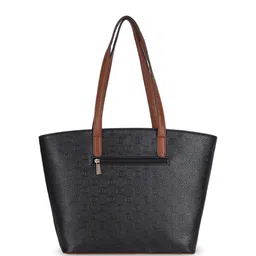 Toteteca PU Shopper Tote Bag with Cut Work image 3