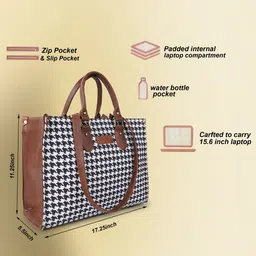 FARGO Conversational Printed Oversized Shopper Tote Bag image 4