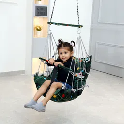 kd creation Cotton Swing for Kids Baby's Children Folding and Washable 1-63Years Swings image 2