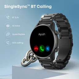 Fastrack Revoltt FR2Pro-1.43''|Premium Fashion|Metal Design|AMOLED|AOD|AI Voice Assistant Smartwatch image 3