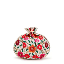 Anekaant Embroidered Potli Clutch image 5
