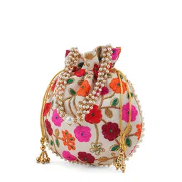 TEEJH Embroidered Potli Clutch image 3