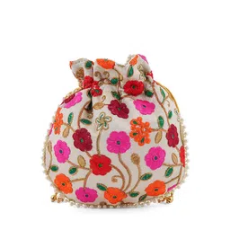 TEEJH Embroidered Potli Clutch image 5