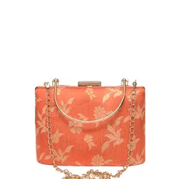 ARTKLIM Floral Printed Box Clutch image 2