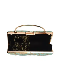 ARTKLIM Embroidered Box Clutch image 5