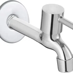 alligator Long Body Bib Taps Water Stainless Steel Brass Catridge Foam Flow Quarter Turn Wall Flange For Bathroom Kitchen Basin Sink Bib Cock Faucet - Pack Of 1 Bib Tap Faucet-picture-13