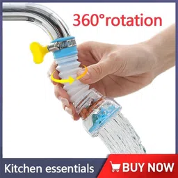 favhome Adjustable Tap Head Water Saving Extender for Kitchen Sink taps Tap Mount Water Filter image 5