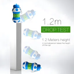 sizzlespark Water Bottle for Kids 550 ml Water Bottle image 3