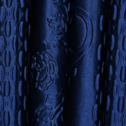 ville style 214 cm (7 ft) Polyester Semi Transparent Door Curtain (Pack Of 2) image 3