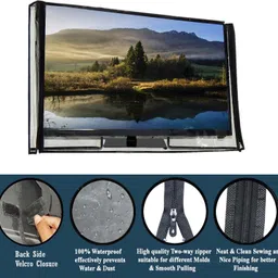 GREAT FASHION For Samsung TV , Xiaomi Mi TV , Sony TV , LG TV , Panasonic TV , lloyd TV for 24 inch 65 inch LED/LCD TV - GF_CLEAR_LED24_BA024 image 3