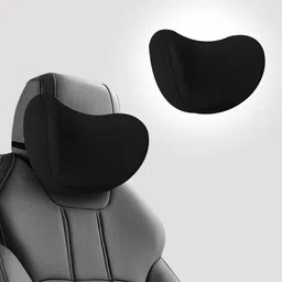 67 stores Black, Grey Fabric Car Pillow Cushion for Universal For Car image 3