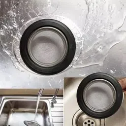 luxsan Bathroom Sink Stainless Steel Push Down Strainer image 3