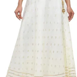 jabama Women Printed A-line White Skirt-picture-18