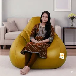 cosaak XXL Tear Drop Bean Bag Cover (Without Beans)-picture-14