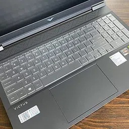 VISHAL Keyboard Protector Silicone Skin Cover Compatible for HP Victus 16.1-inch FHD Gaming Laptop 16-E1062AX - launch year 2022 Keyboard Skin-image-1