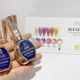 bolt bee Set of 6 gorgeous magnetic silk cat eye colors image 2