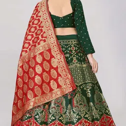 divastri Self Design Semi Stitched Lehenga Choli image 2