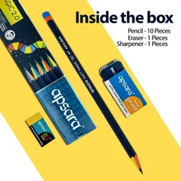 apsara Matt Magic Pencil 2.0 - Pack Of 10 Pencil image 4
