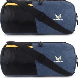 monvelli 20 L Gym Duffel Bag - GYM DUFFLE BAG FOR INDOOR OUTDOOR SPORTS - Black, Blue, Black, Blue-picture-15