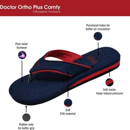 doctor ortho plus comfy Extra Soft Slippers For Womens Orthopedic Diabetic Light Weight Women Slippers image 5