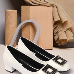 ELLE Buckled Block Heel Pumps-picture-6