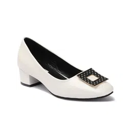 ELLE Buckled Block Heel Pumps image 5