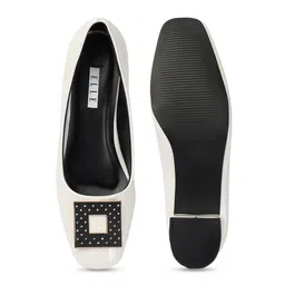 ELLE Buckled Block Heel Pumps image 4