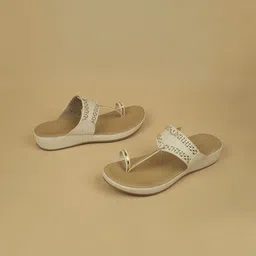 Ozuri Comfort Sandals with Laser Cuts image 4