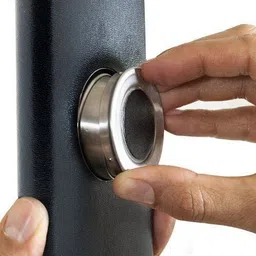 protos india.net Hip Flask with a Built-in Collapsible Shot Glass 8 Oz Stainless Steel Hip Flask image 3