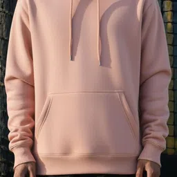 xsware Men Full Sleeve Self Design Hooded Sweatshirt image 3