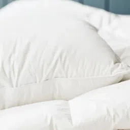 shrnm Emma Low Duck Down Pillow 27x19 Inches for Back and Stomach Sleepers-picture-12