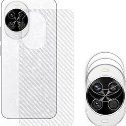 KOISTON Screen Guard for Huawei nova 14 5G Camera Lens Glass Protector | Anti-Scratch | Edge to Edge Full Coverage ( BACK CARBON FIBER SKIN + CAMERA LENS PROTECTOR )-picture-38