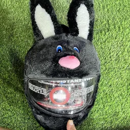 p a Piikachuu Design Bunny Helmet Cover for Full Helmet (BLACK) Helmet Buckle Clip-picture-27