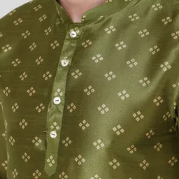 koshin Men Art Silk Kurta Pyjama Set image 4