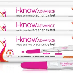 i-know Advance (Accurate results in 3 Min With Grip and Cap)pack of 3 Pregnancy Test Kit-picture-12