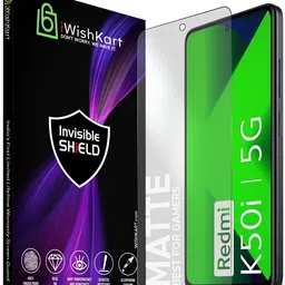 iWishKart Edge To Edge Screen Guard for Redmi K50i, Redmi K50i 5G image 1