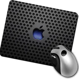 The Desi Monk Apple Logo With Special Design Printed MousePad for Computer, PC, Laptop Non Slip Base Mousepad image 2