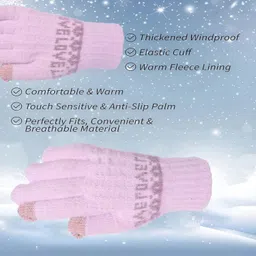 hoc Embellished Winter Women Gloves image 5