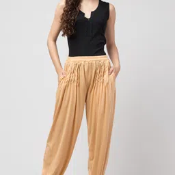 nnifa Solid Viscose Women Harem Pants-picture-18
