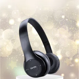 aizina FoldUp Bluetooth Deep Bass Noise Cancelling_WT Bluetooth & Wired Headset image 1