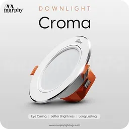 murphy 9-Watt Croma Round Led Panel Conceal Down Light (Cool White, Pack Of 25) Ceiling Light Ceiling Lamp image 2