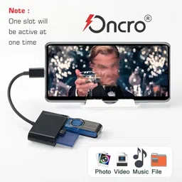 ONCRO 3 in 1 SD Card Reader USB C to SD MicroSD TF 3.0 Adapter for Android Laptops OTG Card Reader image 3