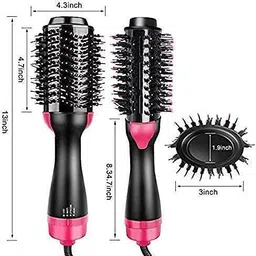 ND BROTHERS 3IN1 Hair Straightener, Hair Curling, Hair Dryer, One Step Hair Dryer ND122 Hair Dryer-picture-11