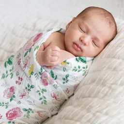 haus & kinder Printed Crib Swaddling Baby Blanket forAC Room image 3