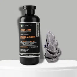 clenliv Paste Car Polish for Bumper, Dashboard, Leather, Tyres, Chrome Accent, Metal Parts, Exterior-picture-27